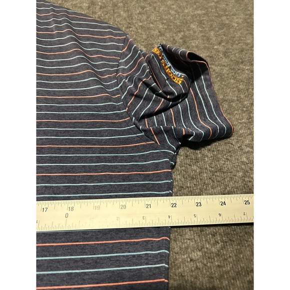 Peter millar scotty cameron fined milled putters polo shirt mens medium striped - Picture 7 of 8